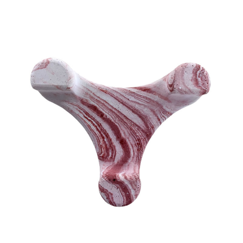 Porte savon "Trident" teinté rouge 